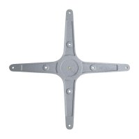 Bolero Doppeltischfuß Aluminium 67,3cm hoch (2 Stück)