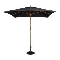 Bolero quadratischer Sonnenschirm schwarz 2,5m