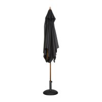 Bolero quadratischer Sonnenschirm schwarz 2,5m