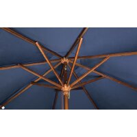 Bolero quadratischer Sonnenschirm dunkelblau 2,5m