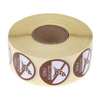 Hygiplas Lebensmittelallergie-Etiketten Glutenfrei (1000 Stück)