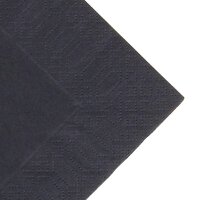 Duni Kompostierbare Lunchservietten schwarz 33cm (1000 Stück)