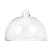 Speiseglocke aus Glas 21cm