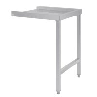 Vogue Tisch für Haubenspülmaschine links 60cm