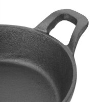Olympia gusseiserne runde Servierpfanne mit Griffen 18cm 3