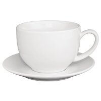 Olympia Cafe Cappuccinotassen weiß 34cl (12...