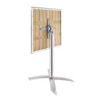 Bolero quadratischer klappbarer Tisch Eschenholz 1 Bein 60cm