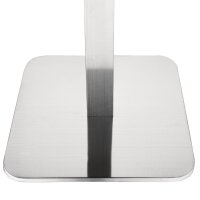 Bolero quadratischer Tischfuß Edelstahl 68cm hoch