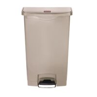 Rubbermaid Slim Jim Front Step Pedaleimer beige 68L