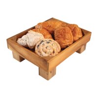 Holz-Menühalter und Sockel