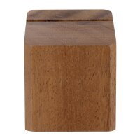Holz-Menühalter und Sockel