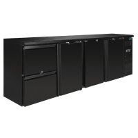 Polar Serie U Barkühlschrank 3-türig mit 2 Schubladen