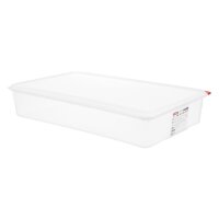 Araven Polypropylen 1/1 Gastronorm Lebensmittelbehälter 13,7 Ltr mit Deckel (4 Stück)