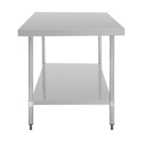Vogue Central Island Zubereitungstisch aus Edelstahl 180cm