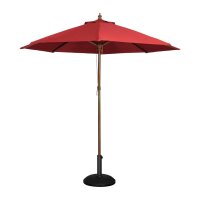 Bolero runder Sonnenschirm rot 2,5m