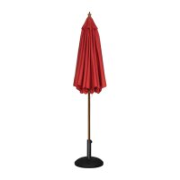 Bolero runder Sonnenschirm rot 2,5m