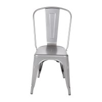Bolero Bistro Stahl Beistellstühle Gun Metal Grau (4 St