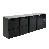 Polar Serie U Barkühlschrank 2-türig mit 4...