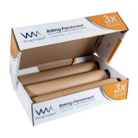 Wrapmaster Backpapier Nachfüllpackung 30cm x 50m (3 Stück)