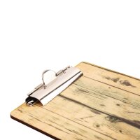 Olympia Speisekarte Klemmbrett Holzoptik A4 3
