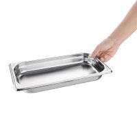 Vogue Edelstahl 1/3 Gastronorm-Behälter 40mm