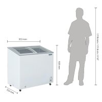 Polar G Serie Display Tiefkühltruhe 200Ltr