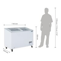 Polar G Serie Display Tiefkühltruhe 270Ltr