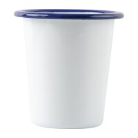 Olympia emaillierte Becher weiß-blau 31cl (6 Stüc