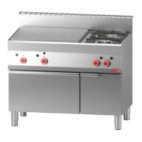 Gastro M Gasherd mit Glühplatte und Ofen 65/110 TPFG 2
