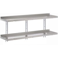 Gastro M Edelstahlboden ohne Halterungen 150cm breit