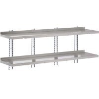 Gastro M Edelstahlboden ohne Halterungen 200cm breit