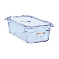 Araven GN1/4 ABS Lebensmittelbehälter blau 100mm
