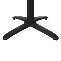 Bolero klappbarer Tischfuß mit Fußkreuz Aluminiu