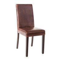 Bolero Esszimmerstühle Kunstleder antikbraun 3
