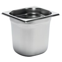 Gastro M Edelstahl GN-Behälter 20cm GN1/6