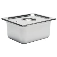 Gastro M Edelstahl GN-Behälter 15cm GN1/2