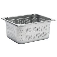 Gastro M Edelstahl GN-Behälter 150mm GN1/2 gelocht