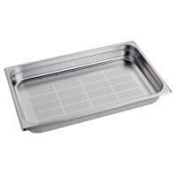 Gastro M Edelstahl-GN-Behälter perforiert 1/1GN 65mm