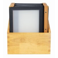 Securit Holzrücken Speisekarten im amerikanischen Stil 