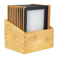 Securit Holzrücken Speisekarten im amerikanischen Stil 