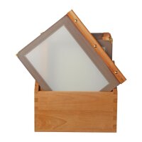 Securit Menümappen mit Holzbox braun A4 (20 Stück)