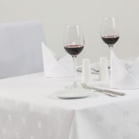 Mitre Luxury Luxor Servietten weiß 45cm 3