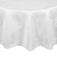 Mitre Luxury Luxor runde Tischdecke weiß 173cm 2