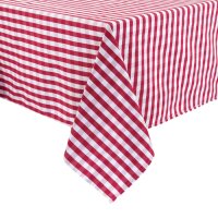 Mitre Comfort Gingham Tischdecke rot-weiß kariert 132c