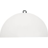 Bolero runder Klapptisch weiß 183cm 2