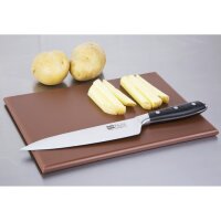 Hygiplas HDPE kleines Schneidebrett braun 300x 225x12mm 2