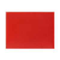 Hygiplas HDPE kleines Schneidebrett rot 300x 225x12mm