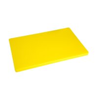 Hygiplas LDPE extra dickes Schneidebrett gelb 60x45x2cm 2