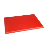 Hygiplas extra dickes Schneidebrett mit hoher Dichte rot 1