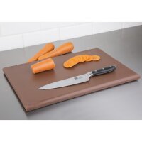 Hygiplas extra dickes Schneidebrett mit hoher Dichte braun 3